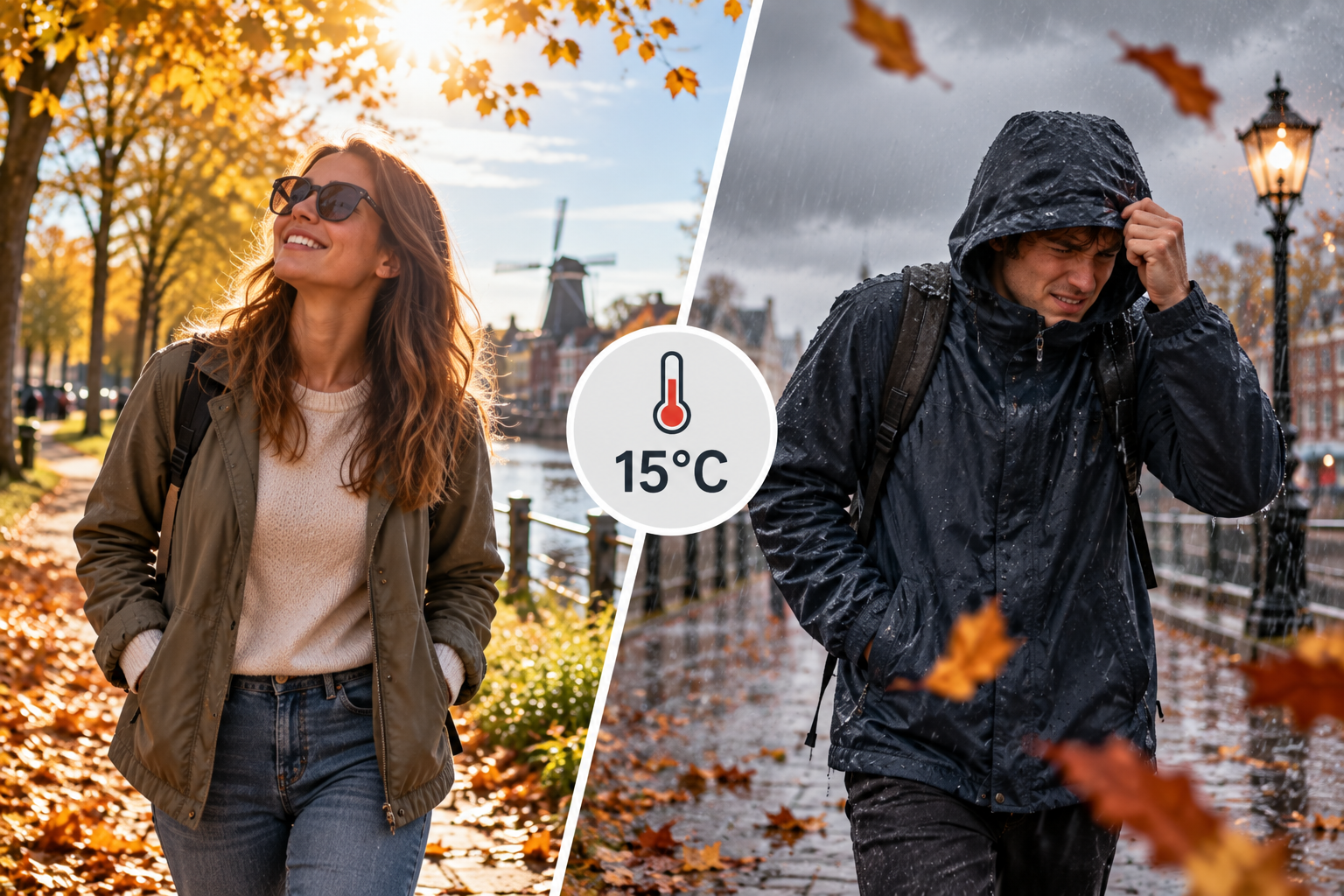 Wanneer voelt 15 graden warm en wanneer juist koud? We testen het uit.