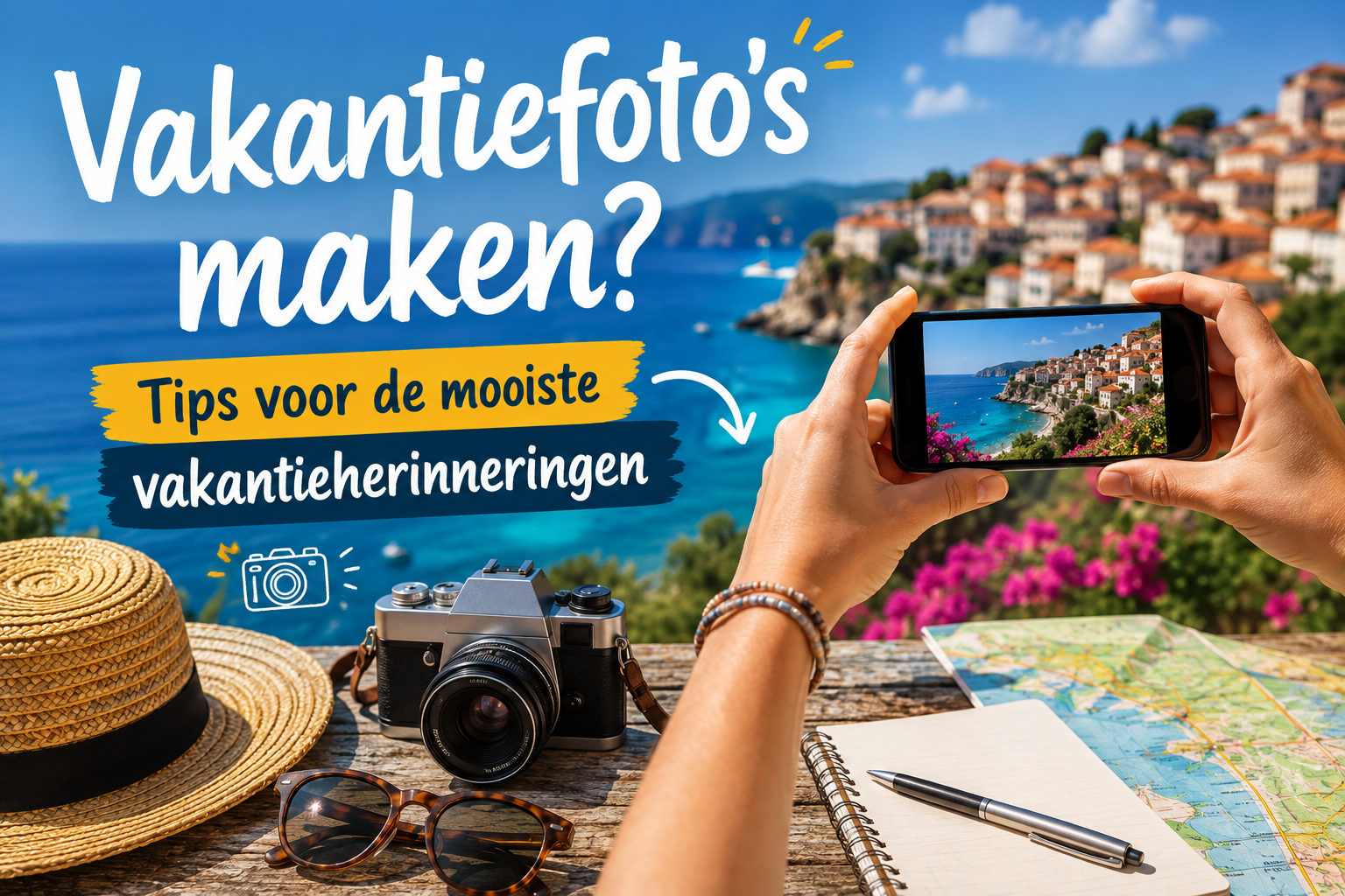 Vakantiefoto's maken? Tips voor de mooiste vakantieherinneringen.