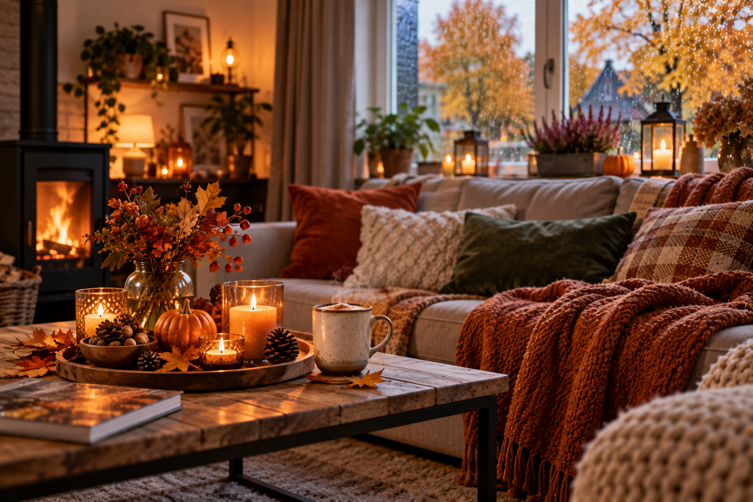 Van zomer naar herfst in huis: 12 simpele veranderingen voor een nieuw seizoen.