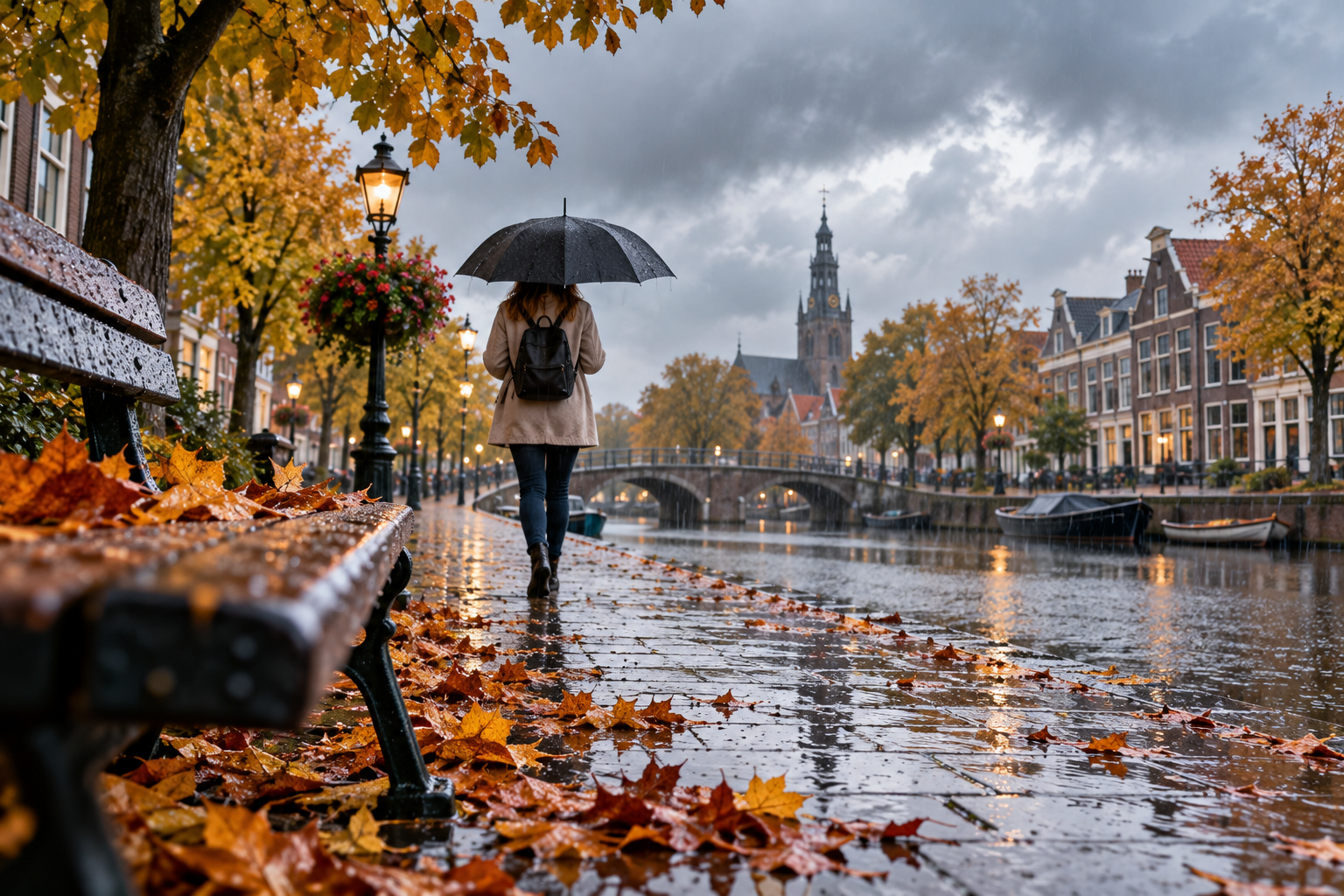 Waarom regent het in de herfst zo vaak? We zoeken het uit.